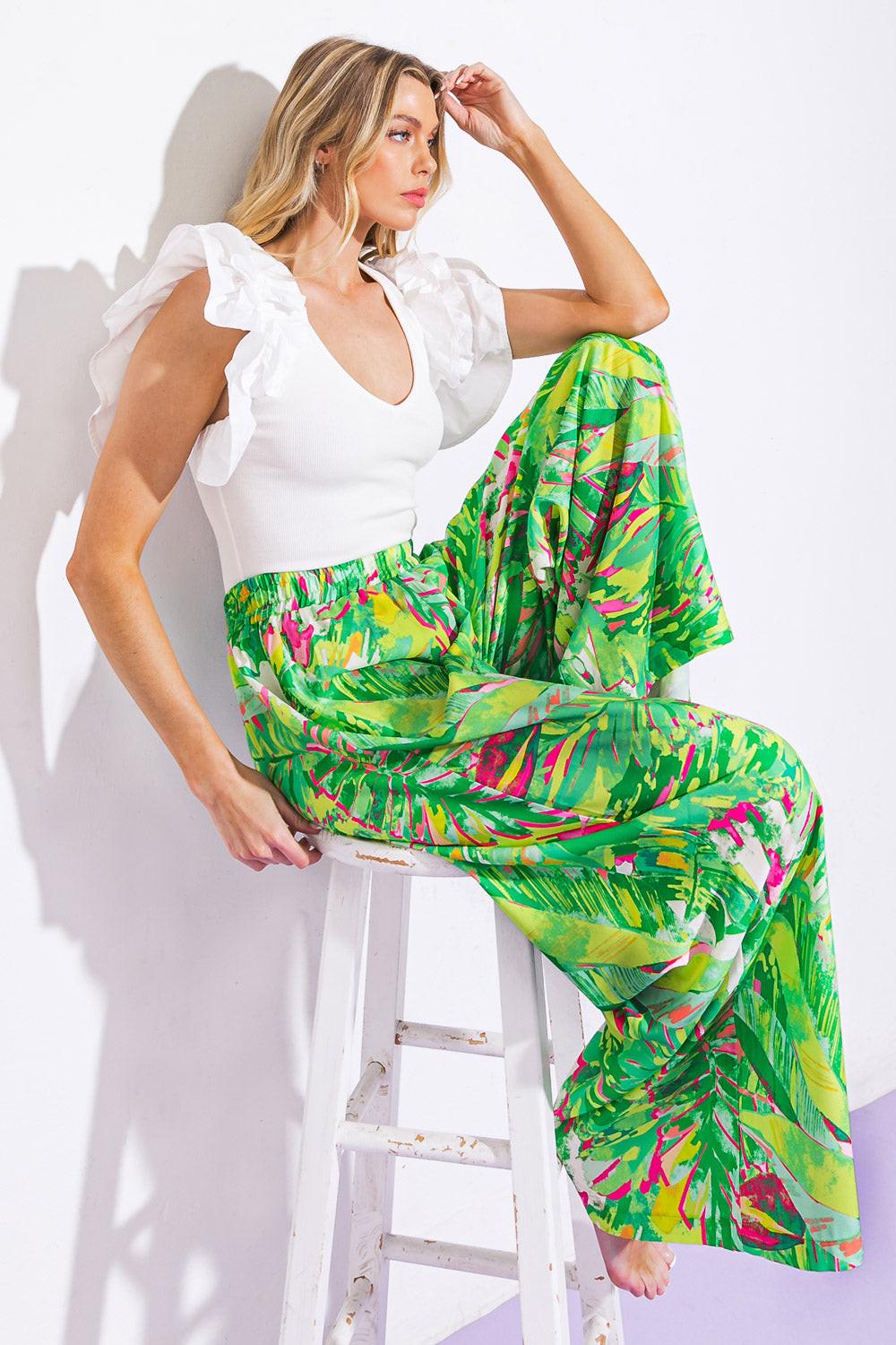 Reach Out My Woven Pants in 20ivo 20gre8 — Soul Flow Apparel