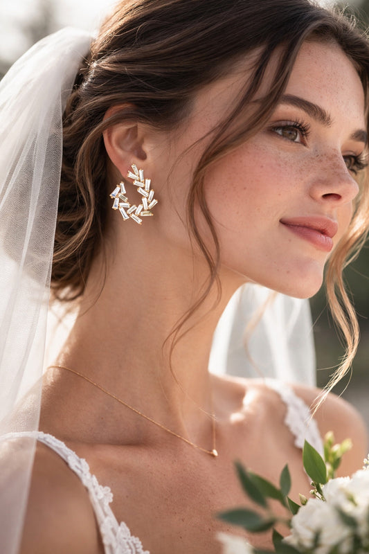 Arianna Baguette Earring Large — Soul Flow Apparel