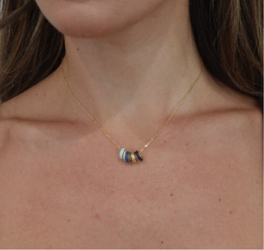 Ilona Blue Necklace — Soul Flow Apparel