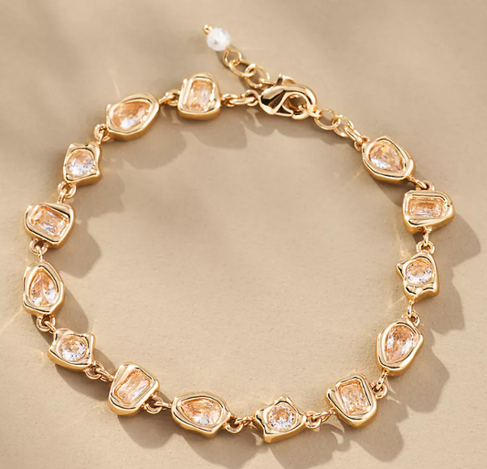 Coralie Bezel Bracelet, view 5 — Soul Flow Apparel