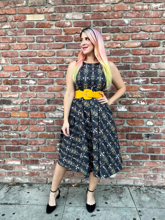 White Rabbit Midi Dress — Soul Flow Apparel