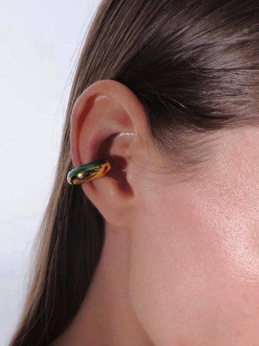 Margot Emerald Ear Cuff — Soul Flow Apparel