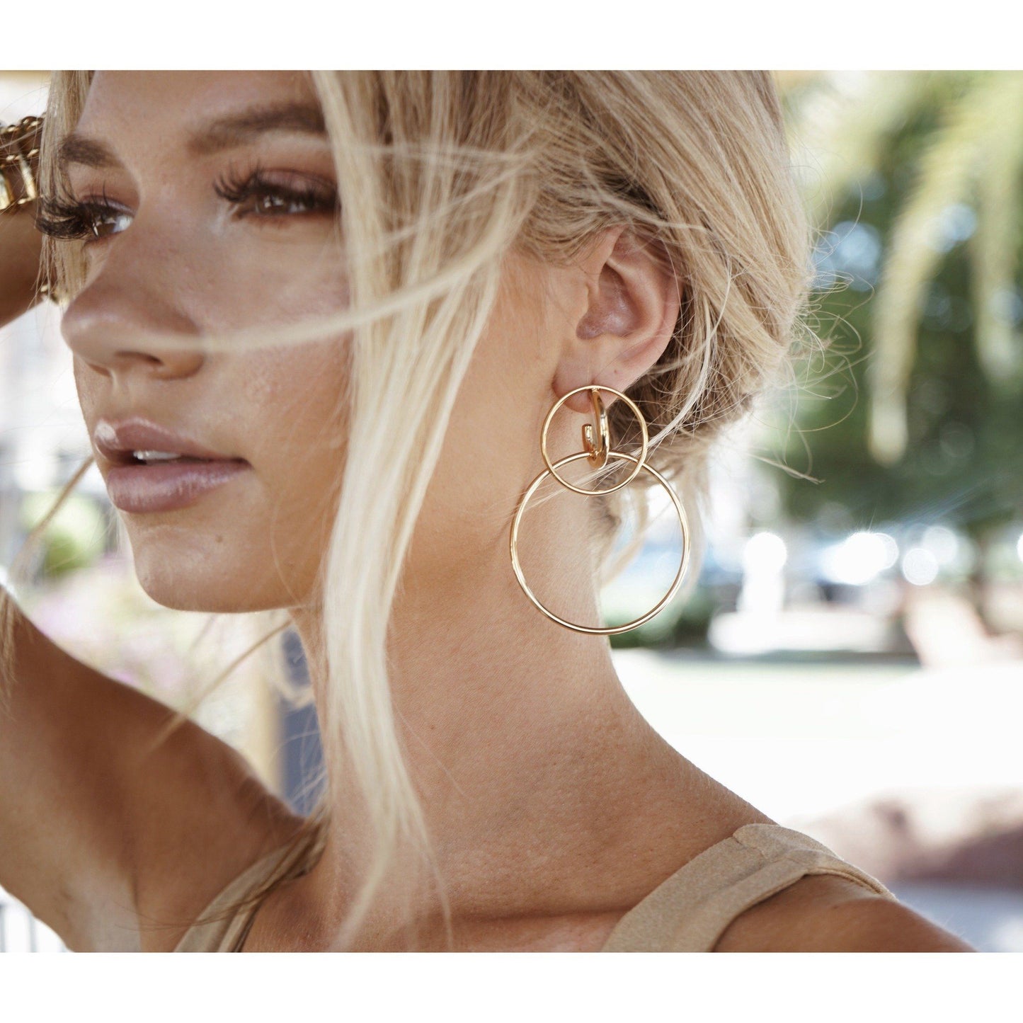 Kara Double Hoop — Soul Flow Apparel