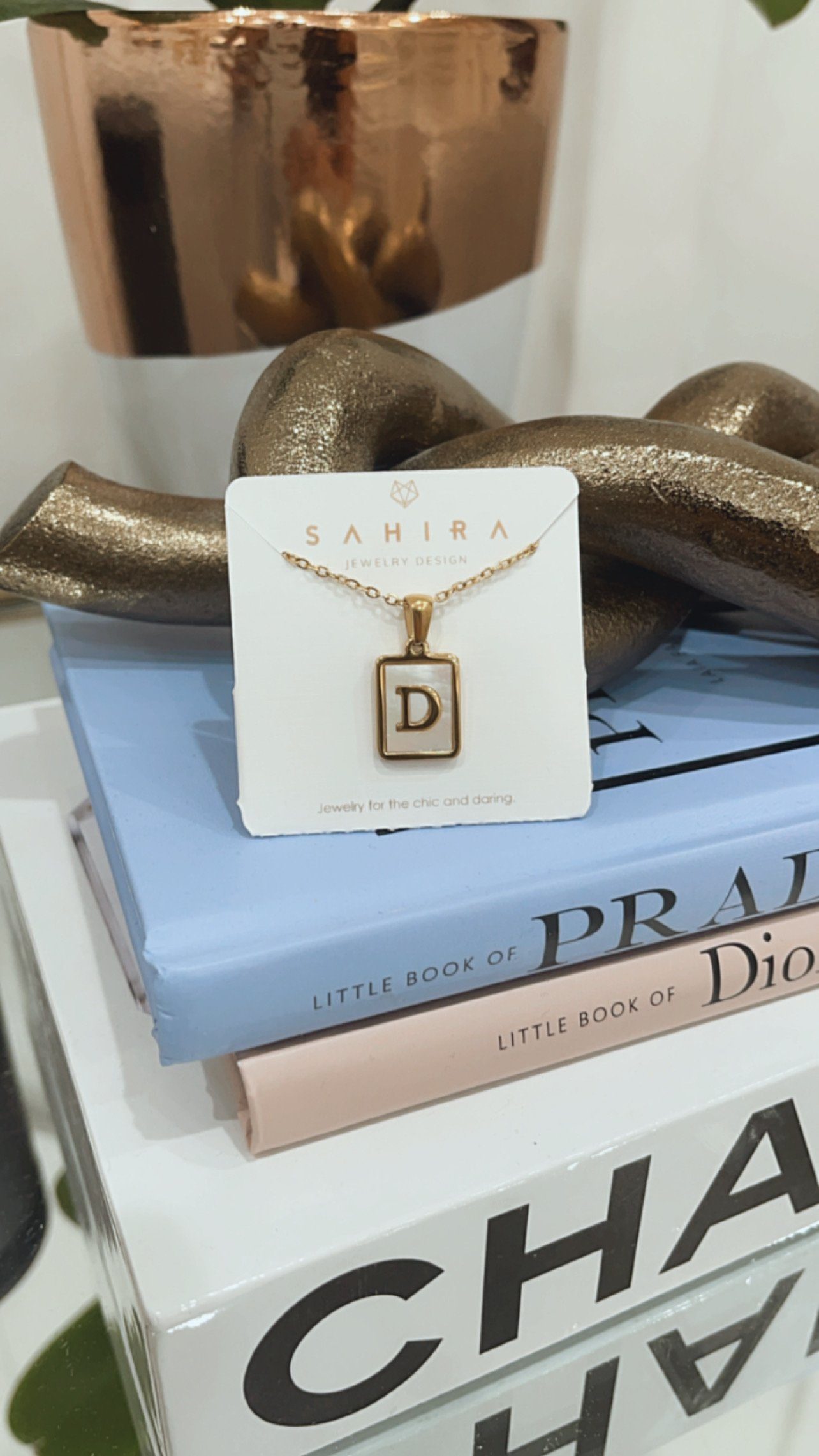 Mother of Pearl Initial Cards — Soul Flow Apparel