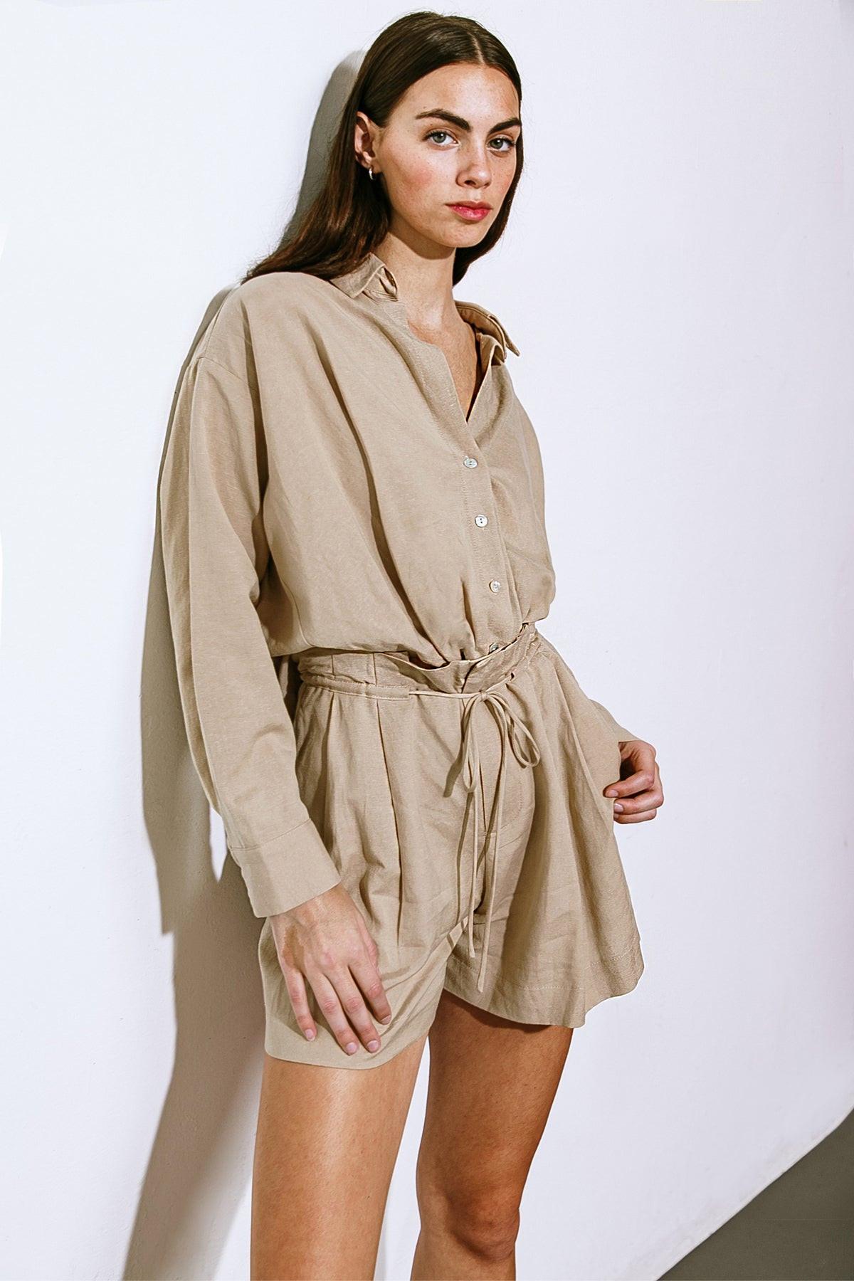 Better to Be Sweet Woven Top in 20tan18 — Soul Flow Apparel