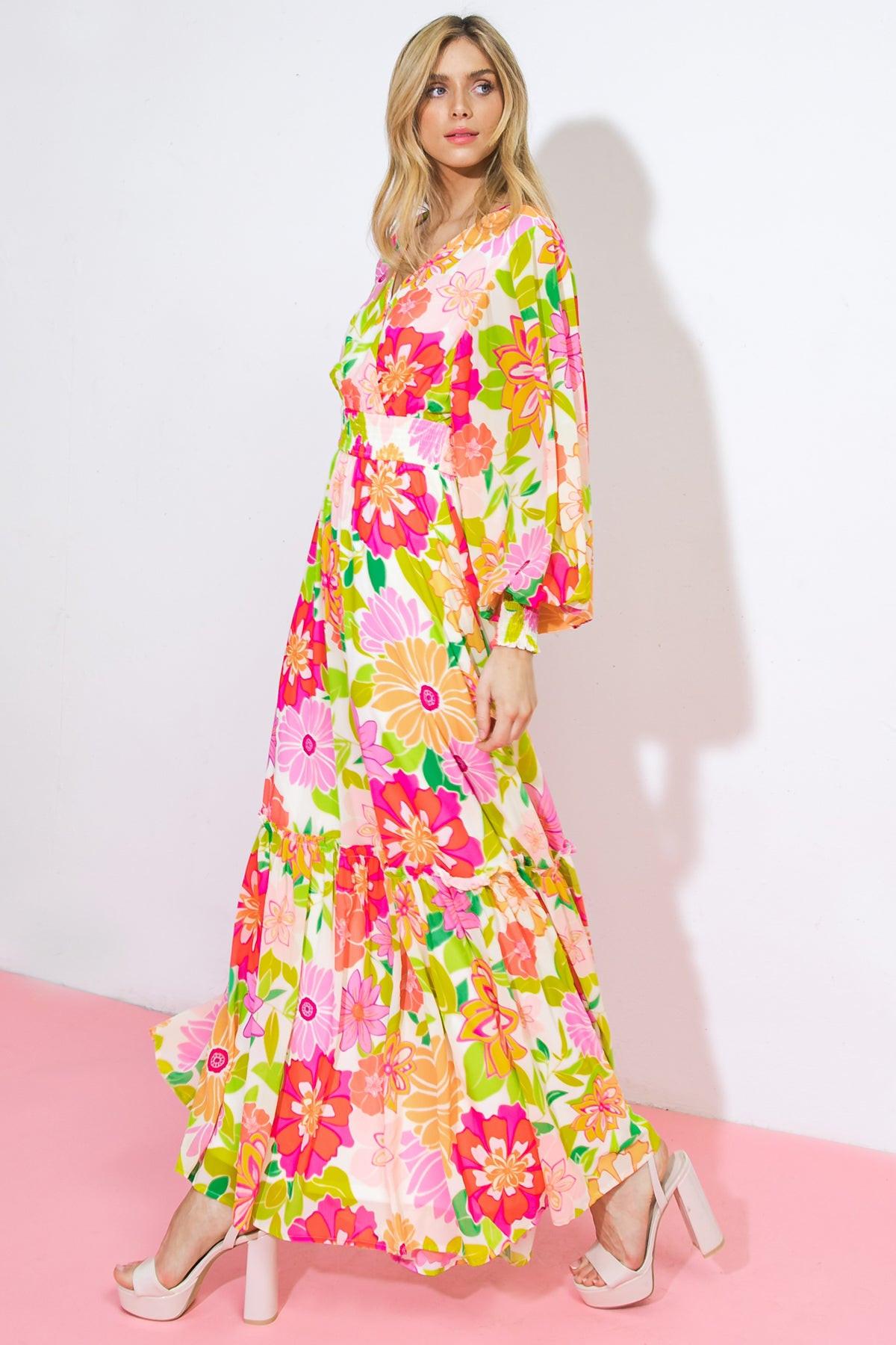 Heading Uptown Woven Maxi Dress in 20ivo 20fuc15 — Soul Flow Apparel