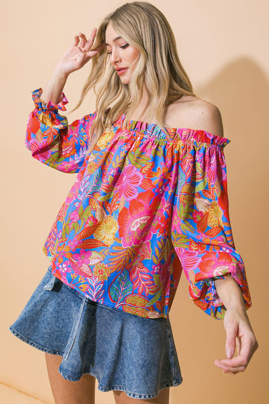 Just What I Needed Woven Top in 20blu3 — Soul Flow Apparel