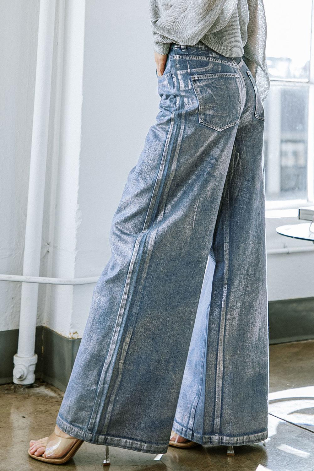 Peace and Joy Denim Pants — Soul Flow Apparel