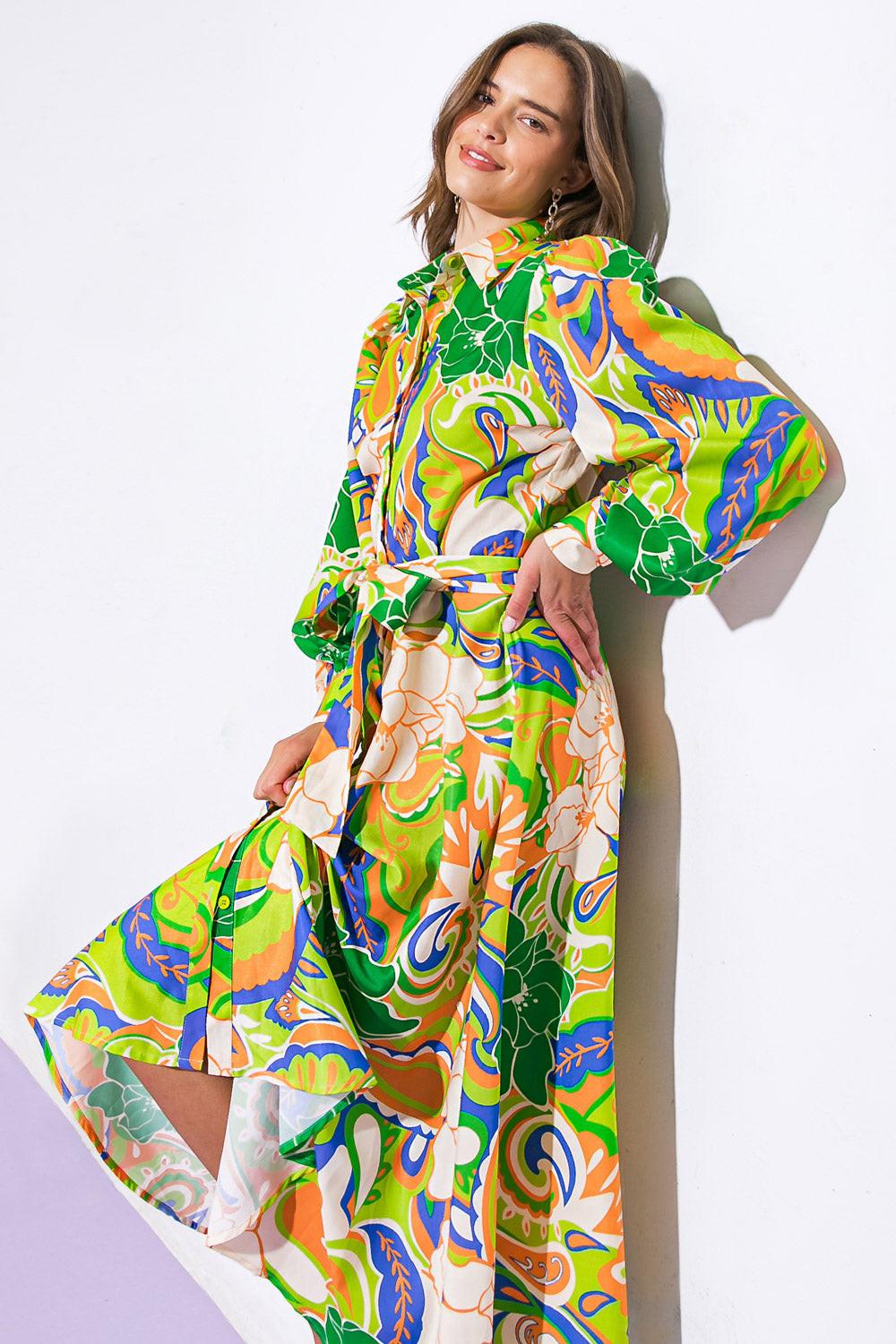 Desirable Style Woven Midi Dress — Soul Flow Apparel
