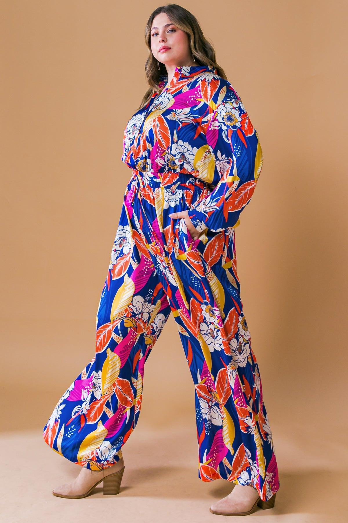 Blooming Hope Woven Jumpsuit — Soul Flow Apparel