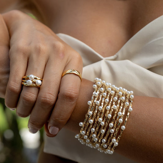 Sonora Pearl Ring — Soul Flow Apparel