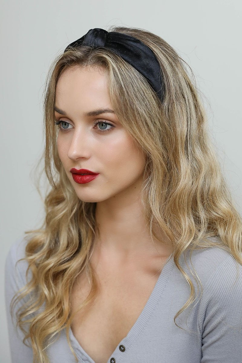 Velvet Twist Knot Headband Hats & Hair