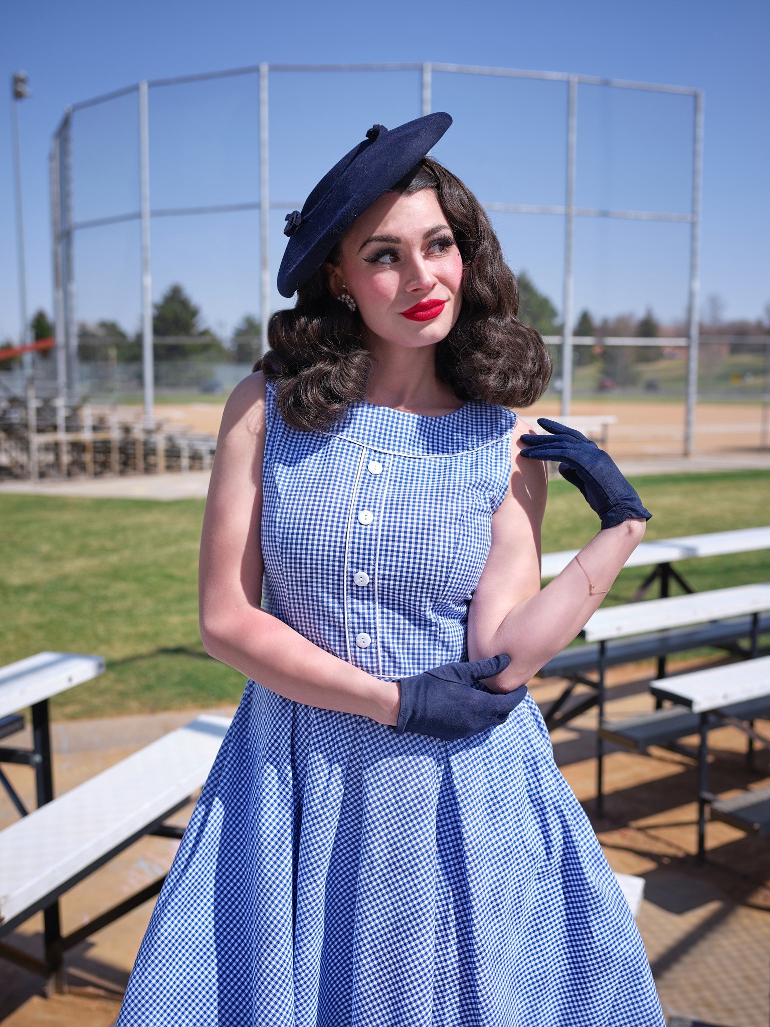 Elizabeth Dress in Gingham - Xs Only — Soul Flow Apparel