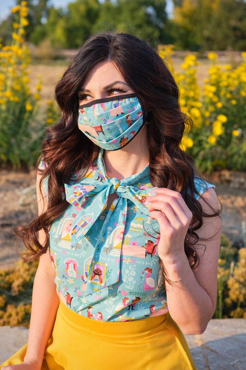 Beauty & the Beast Reversible Cotton Mask — Soul Flow Apparel