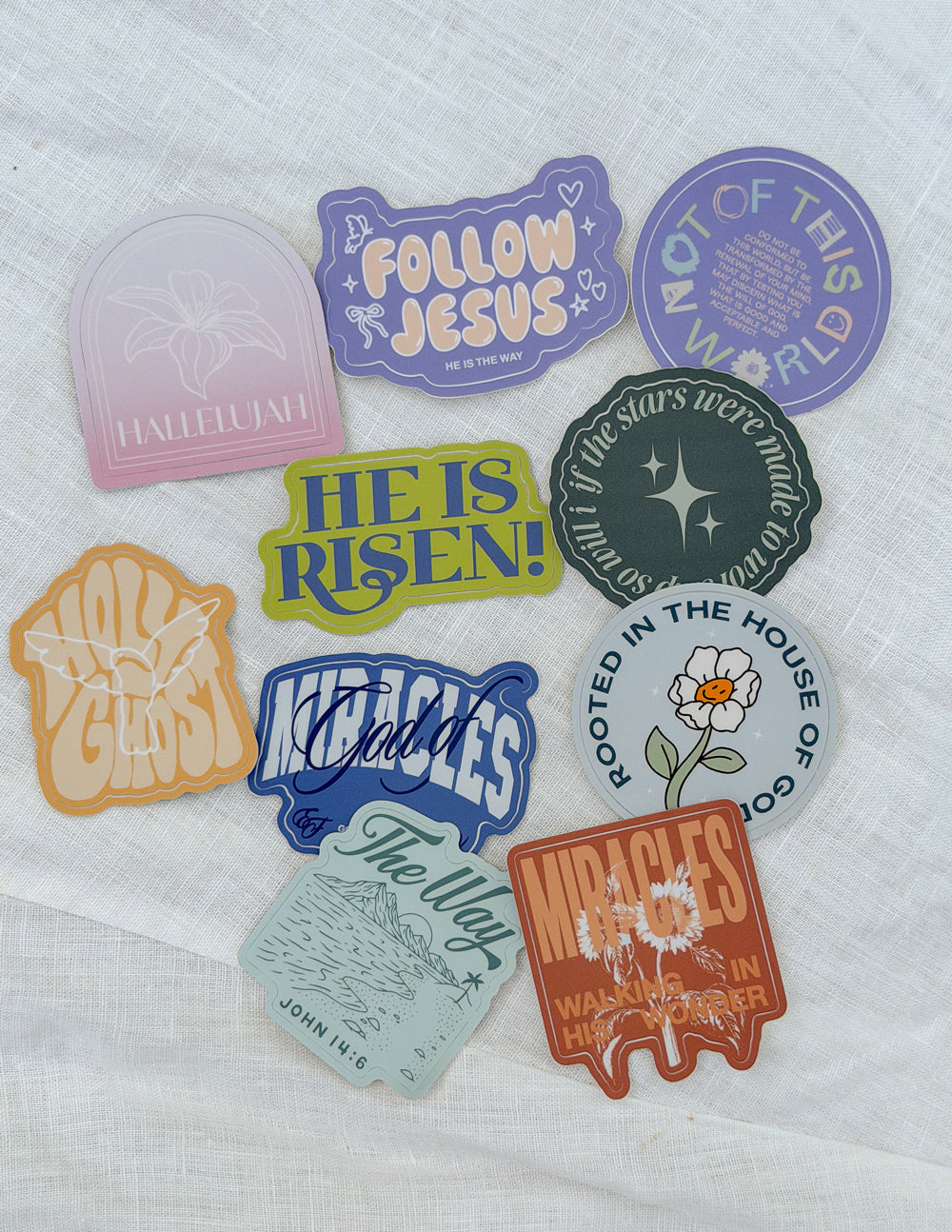 10 Random Stickers – Christian Sticker