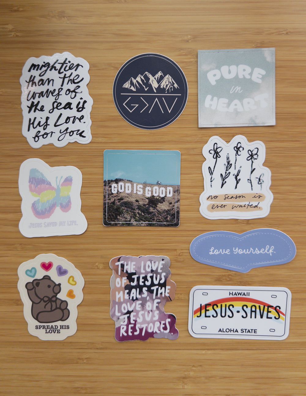 10 Random Stickers – Christian Sticker