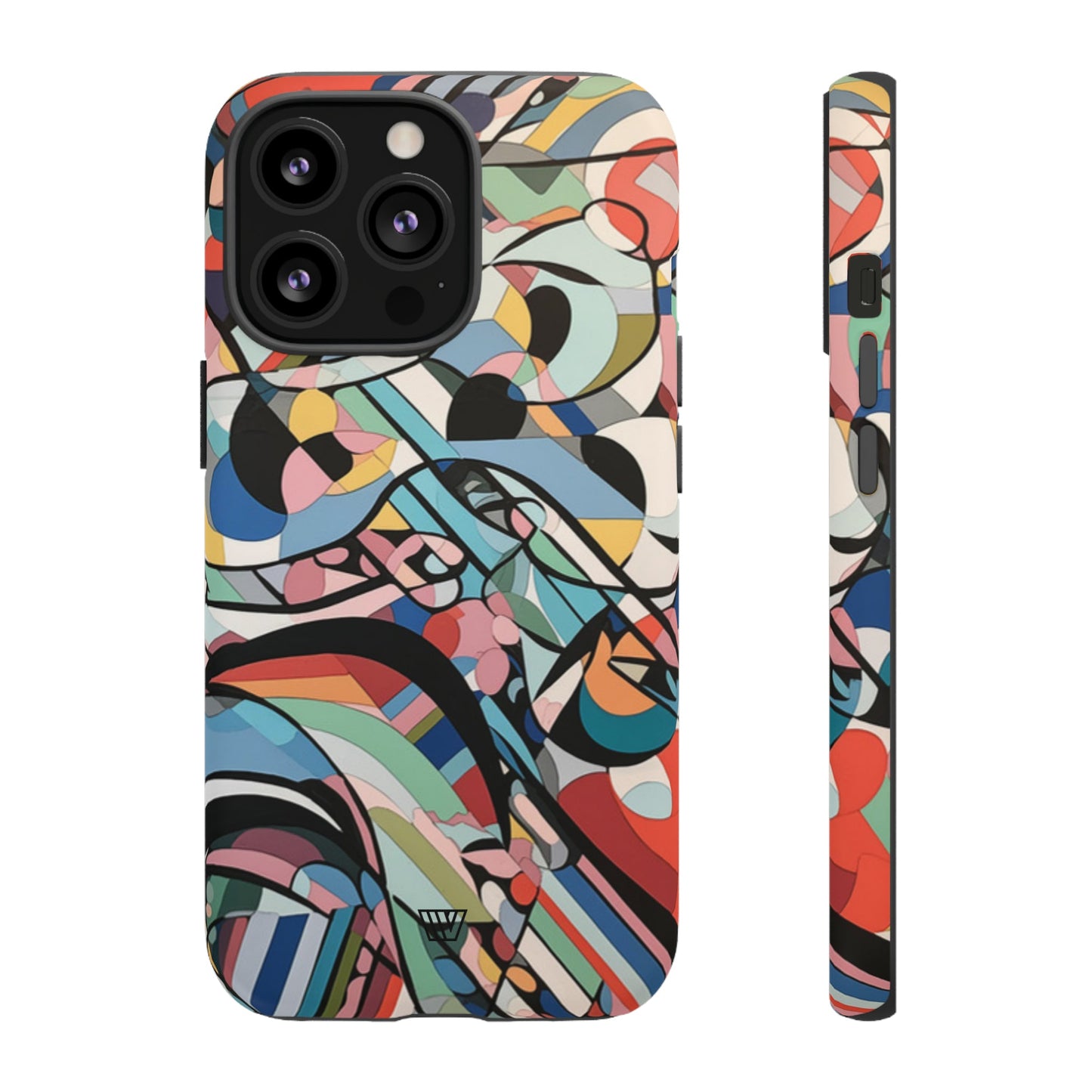 Abstract Mural | Tough Phone Case, view 2048 — Soul Flow Apparel