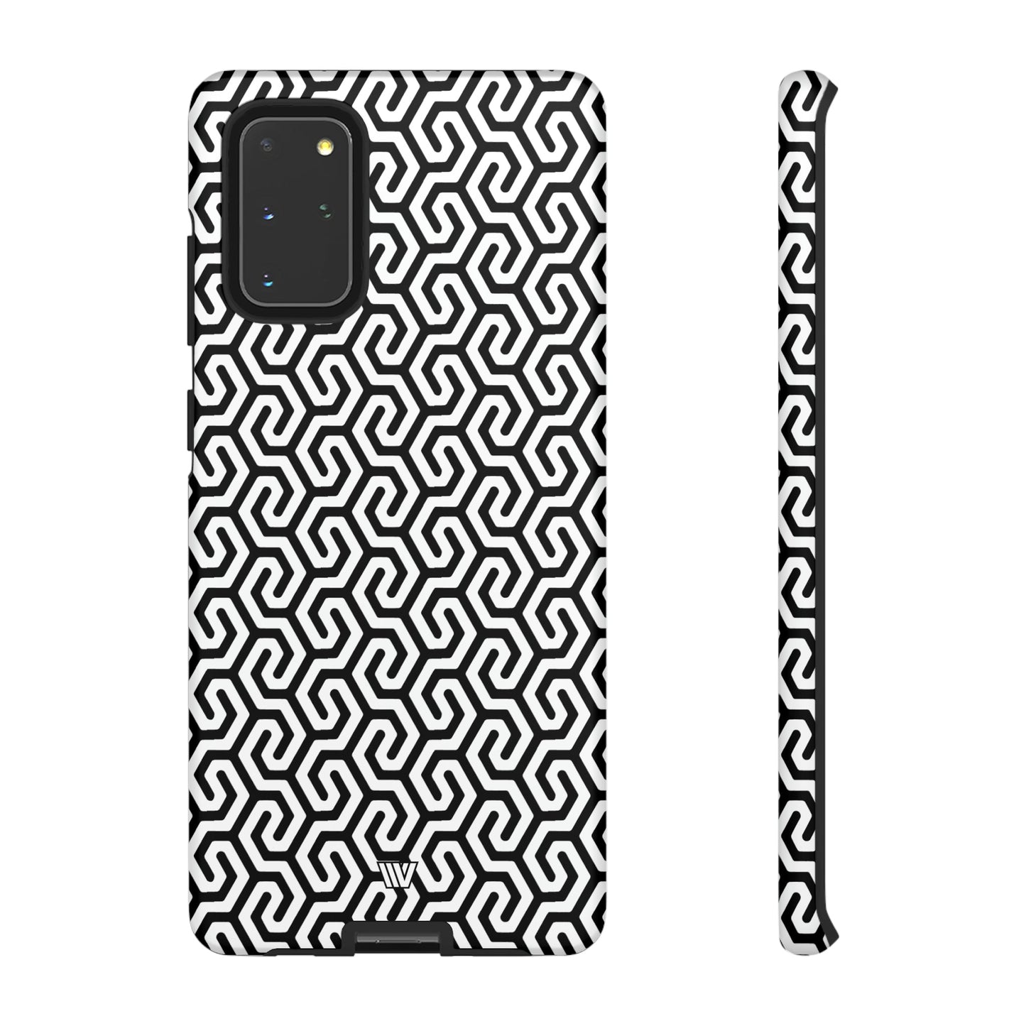 Twisted Grid | Tough Phone Case, view 2048 — Soul Flow Apparel