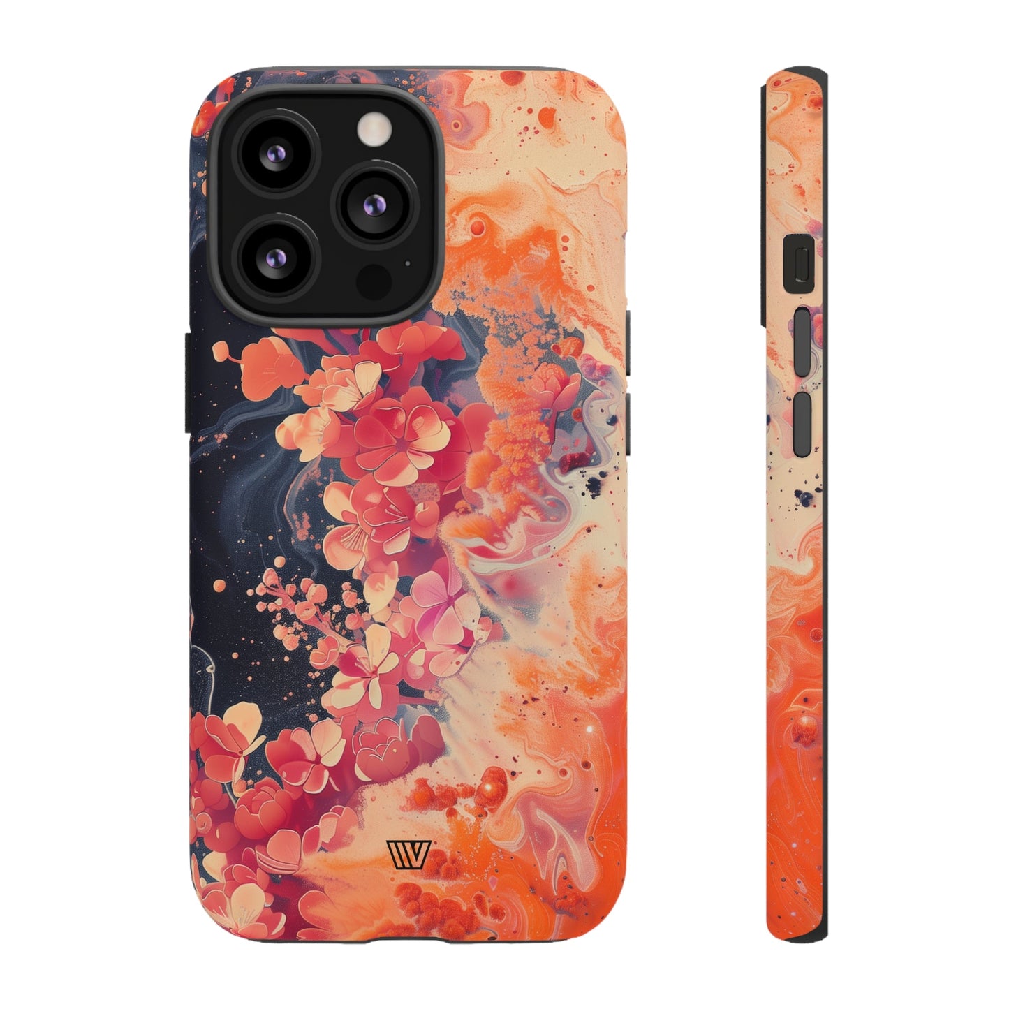 Wave of Flowers | Tough Phone Case, view 2048 — Soul Flow Apparel