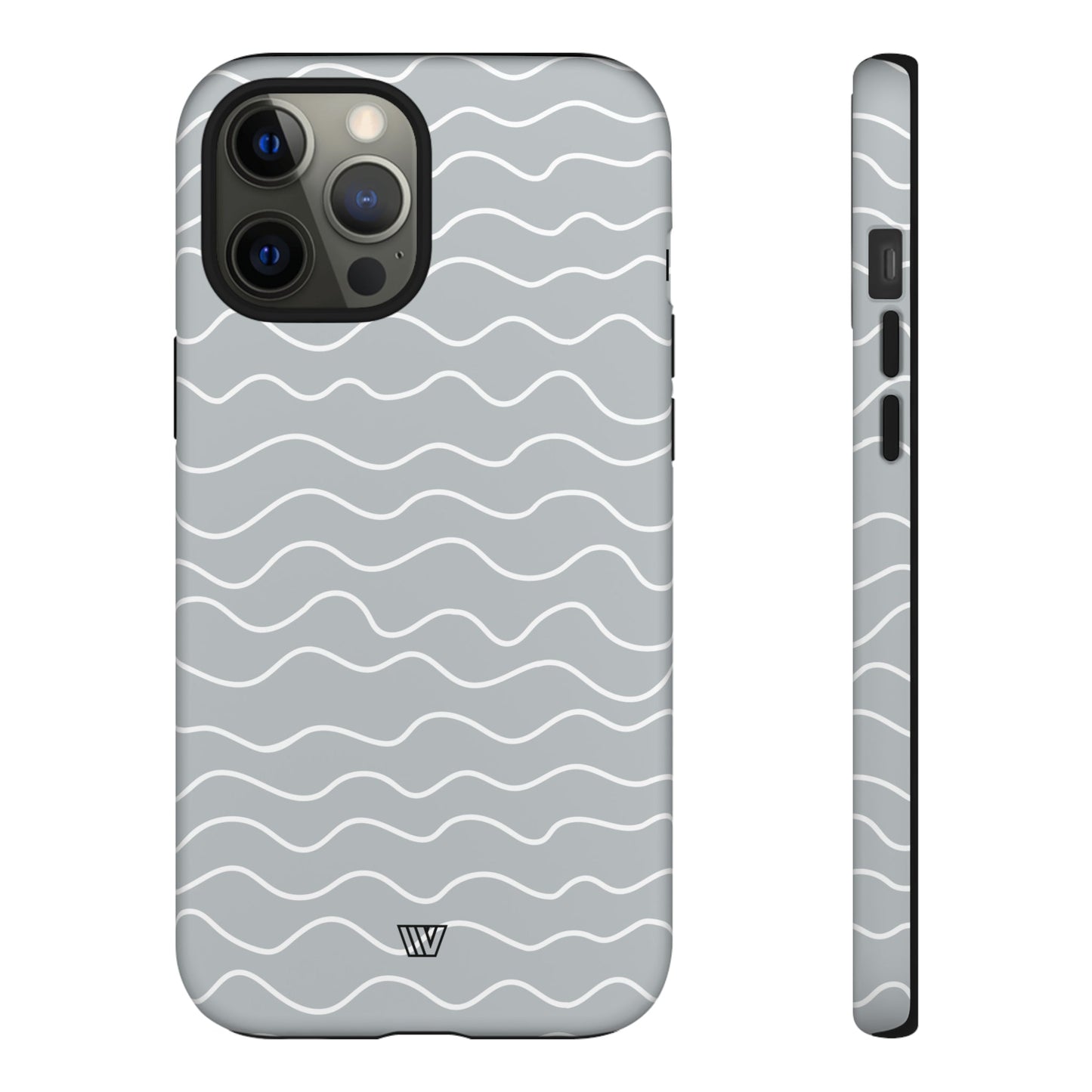 Gray Waves | Tough Phone Case, view 2048 — Soul Flow Apparel