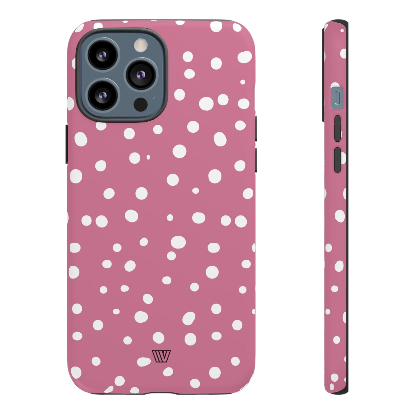 Blush Red Dots | Tough Phone Case, view 2048 — Soul Flow Apparel