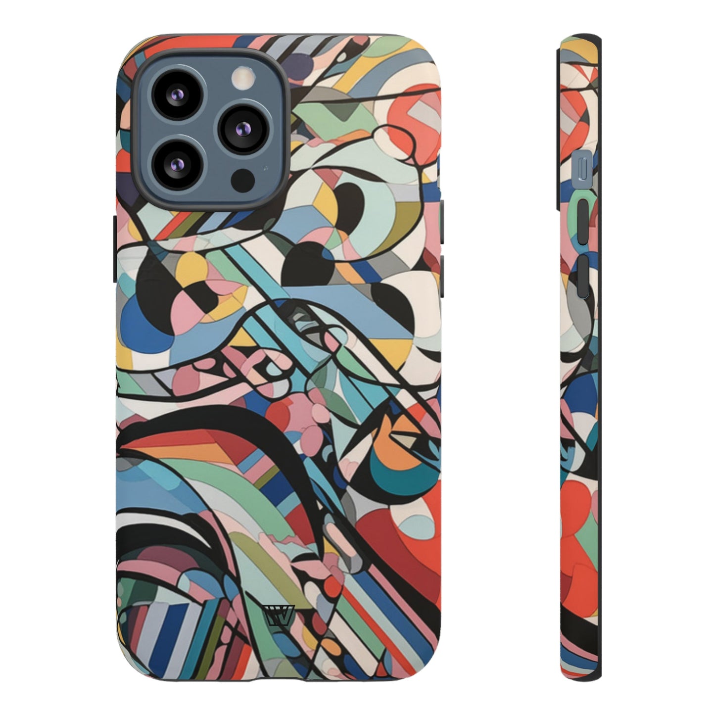 Abstract Mural | Tough Phone Case, view 2048 — Soul Flow Apparel