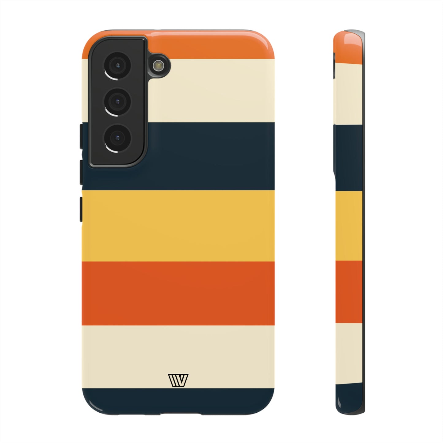 Beach Sunset Stripes | Tough Phone Case, view 2048 — Soul Flow Apparel
