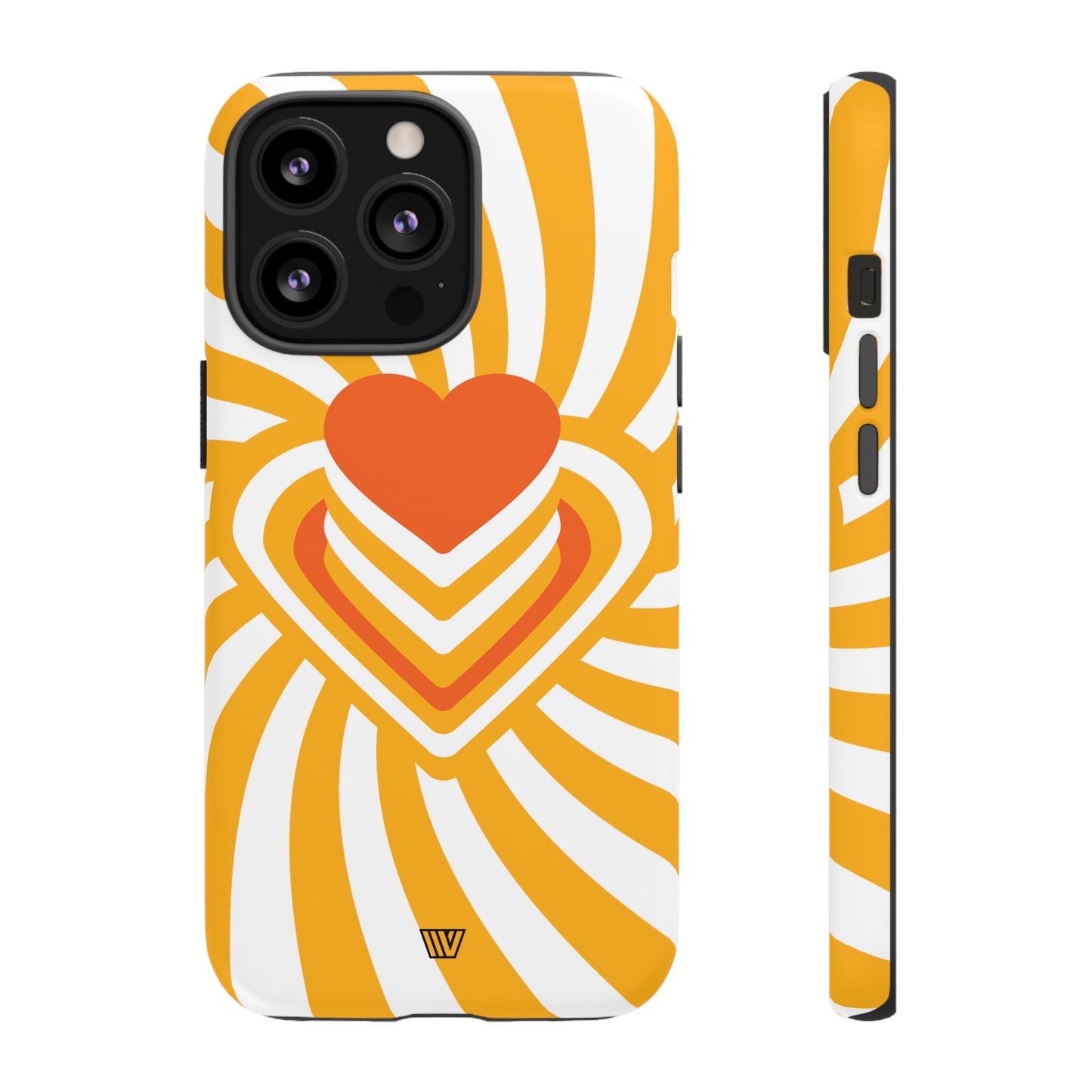 Heart Ray Stack | Tough Phone Case, view 2048 — Soul Flow Apparel