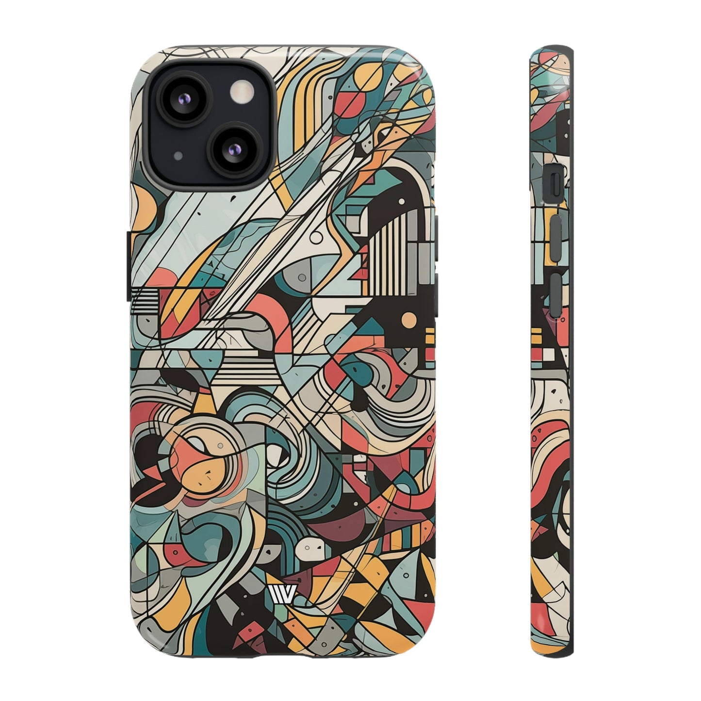 Abstract Doodle #2 | Tough Phone Case, view 2048 — Soul Flow Apparel