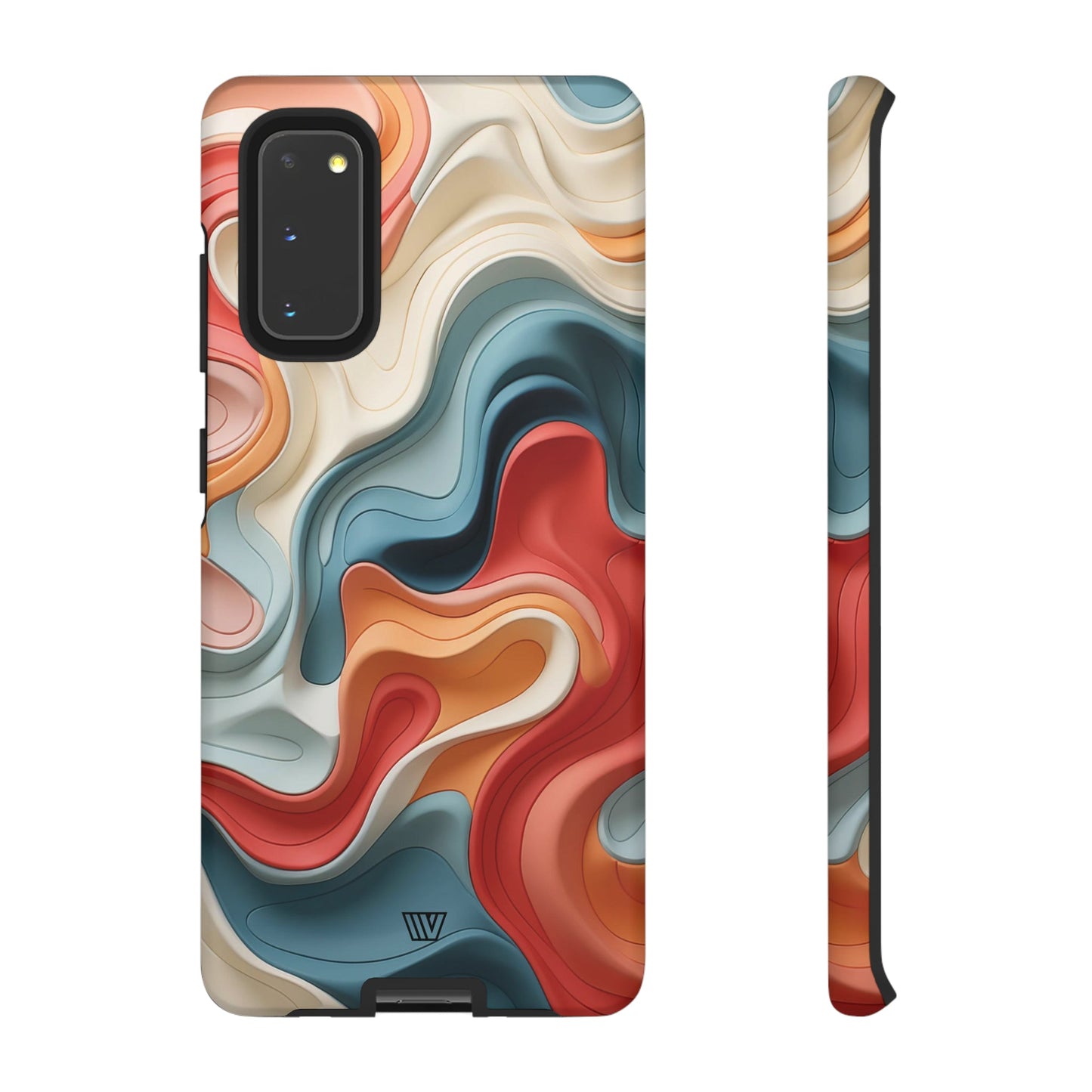 3d Colorful Clay | Tough Phone Case, view 2048 — Soul Flow Apparel