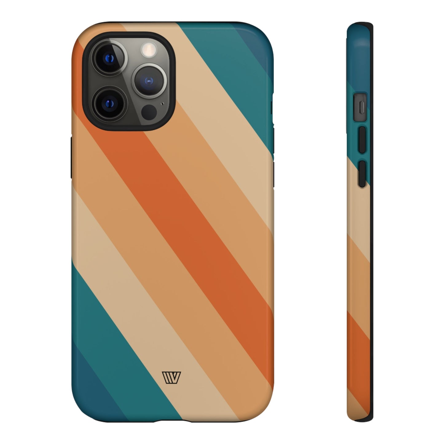 70s Retro Stripe | Tough Phone Case, view 2048 — Soul Flow Apparel