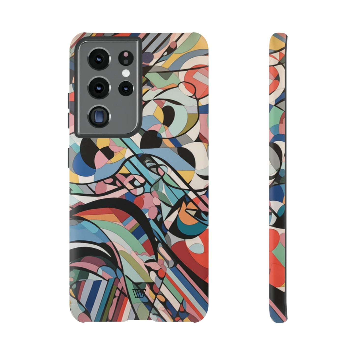 Abstract Mural | Tough Phone Case, view 2048 — Soul Flow Apparel