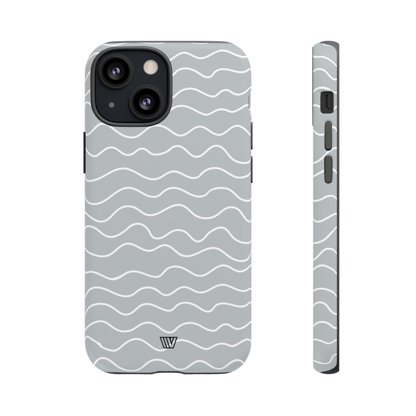Gray Waves | Tough Phone Case, view 2048 — Soul Flow Apparel