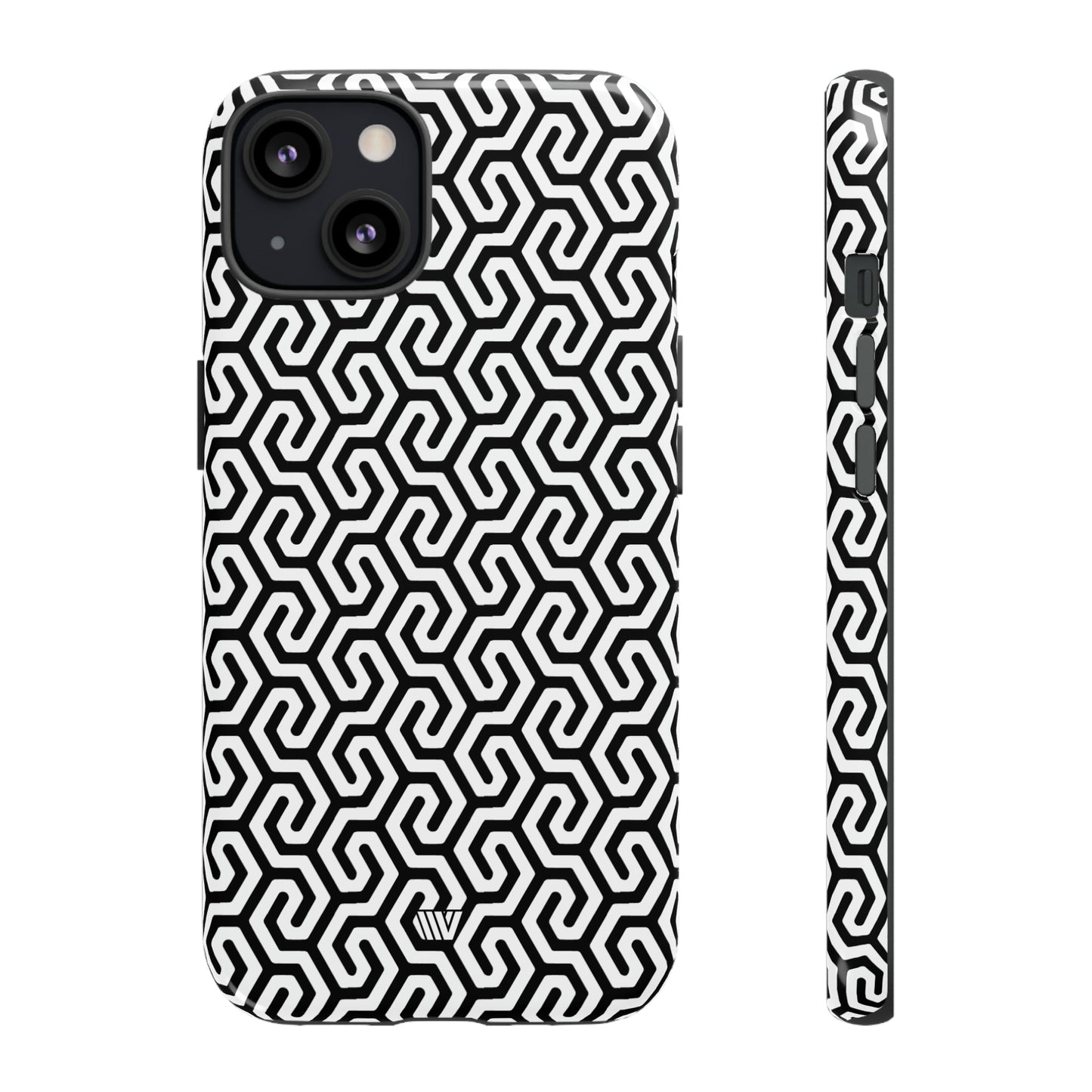 Twisted Grid | Tough Phone Case, view 2048 — Soul Flow Apparel