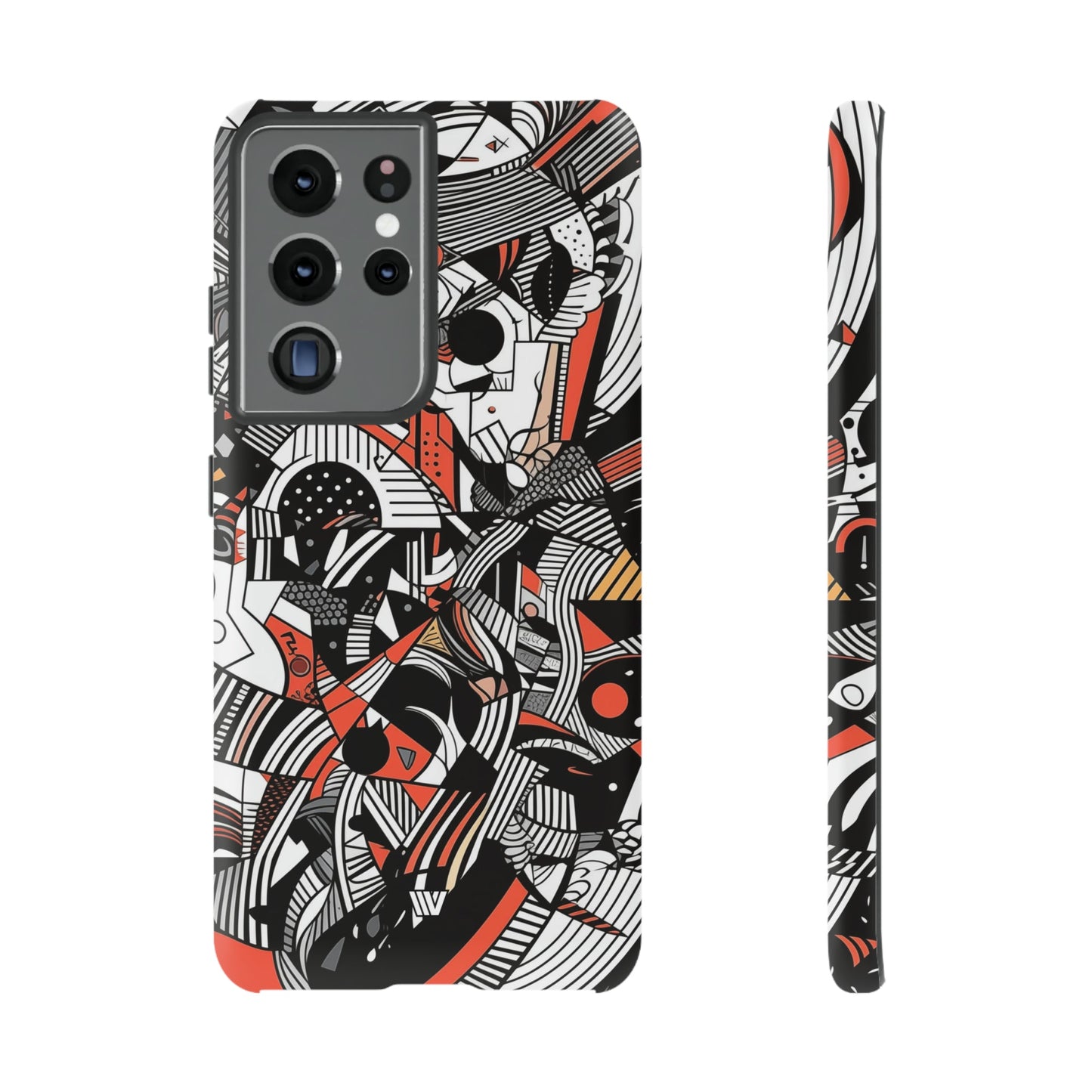 Abstract Doodle #3 | Tough Phone Case, view 2048 — Soul Flow Apparel