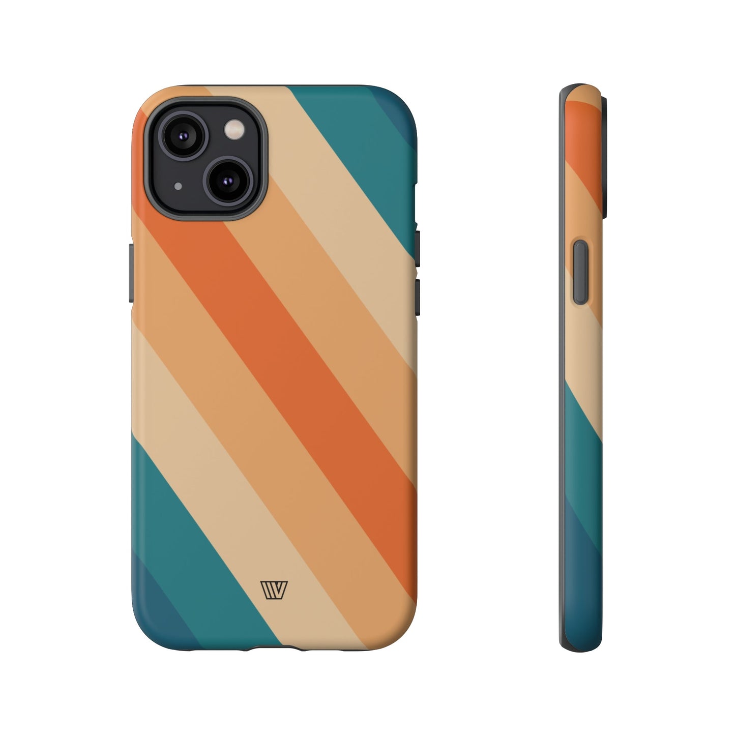 70s Retro Stripe | Tough Phone Case, view 2048 — Soul Flow Apparel