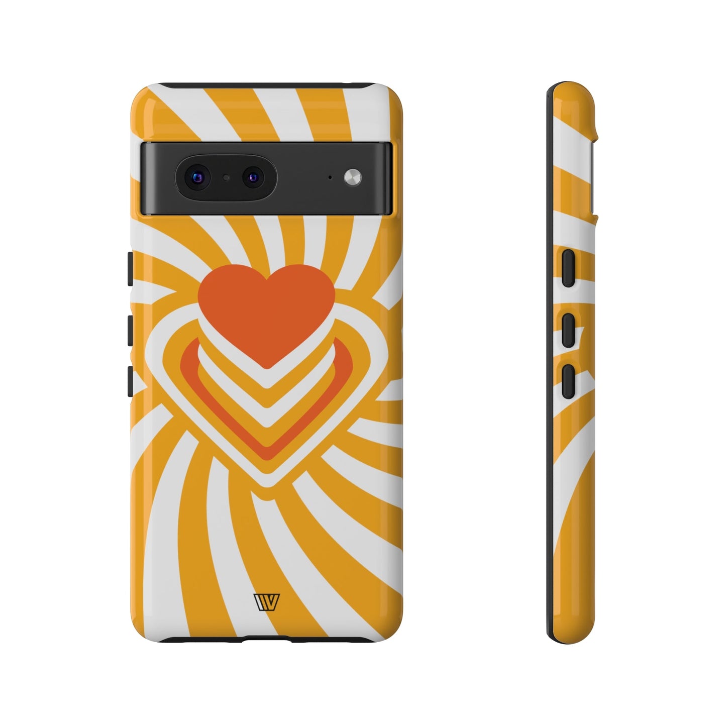 Heart Ray Stack | Tough Phone Case, view 2048 — Soul Flow Apparel