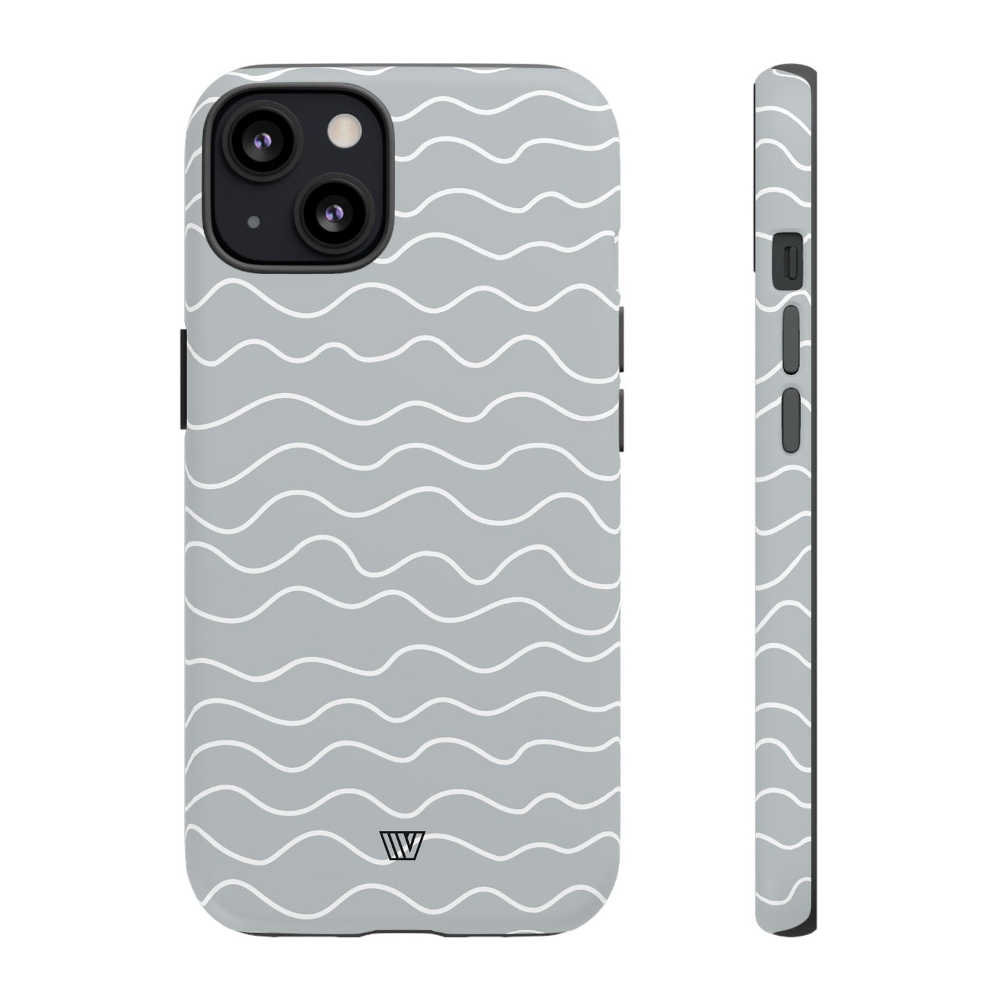 Gray Waves | Tough Phone Case, view 2048 — Soul Flow Apparel