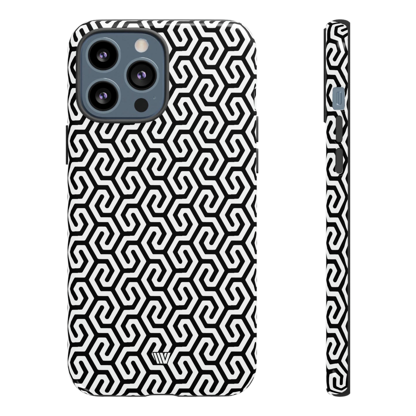 Twisted Grid | Tough Phone Case, view 2048 — Soul Flow Apparel