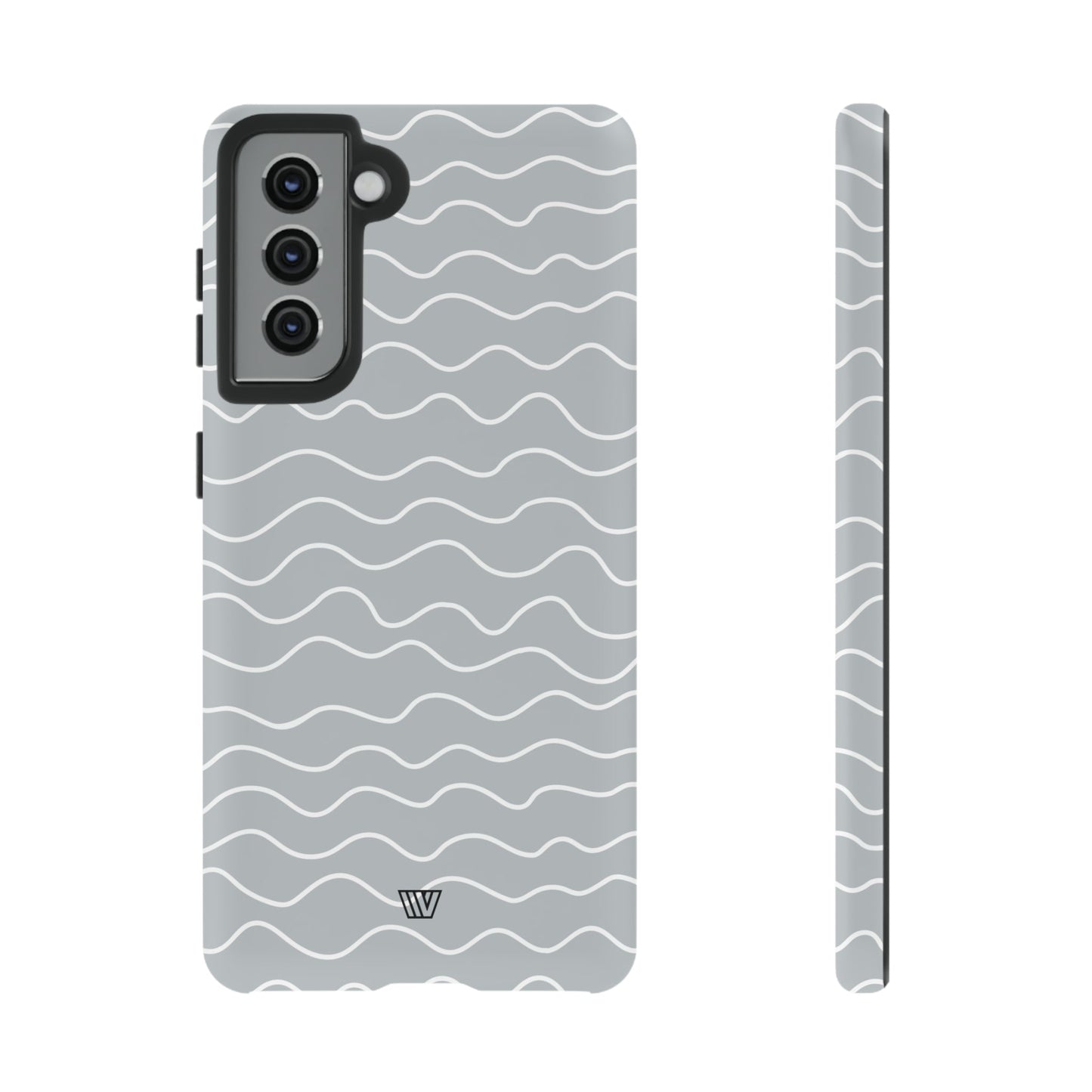 Gray Waves | Tough Phone Case, view 2048 — Soul Flow Apparel