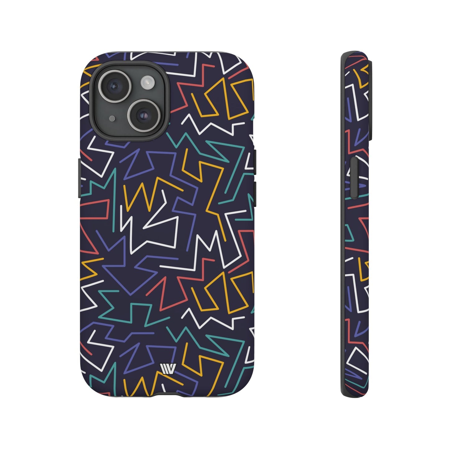 Zigzag Night | Tough Phone Case, view 2048 — Soul Flow Apparel