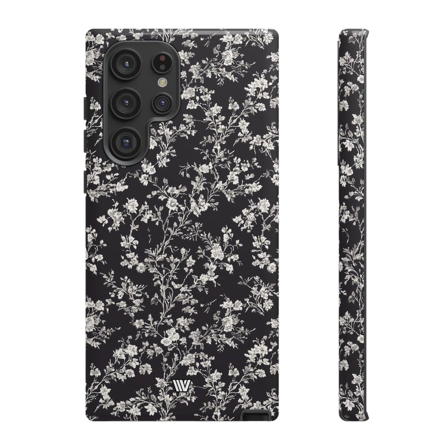 Inked Petals | Tough Phone Case, view 2048 — Soul Flow Apparel