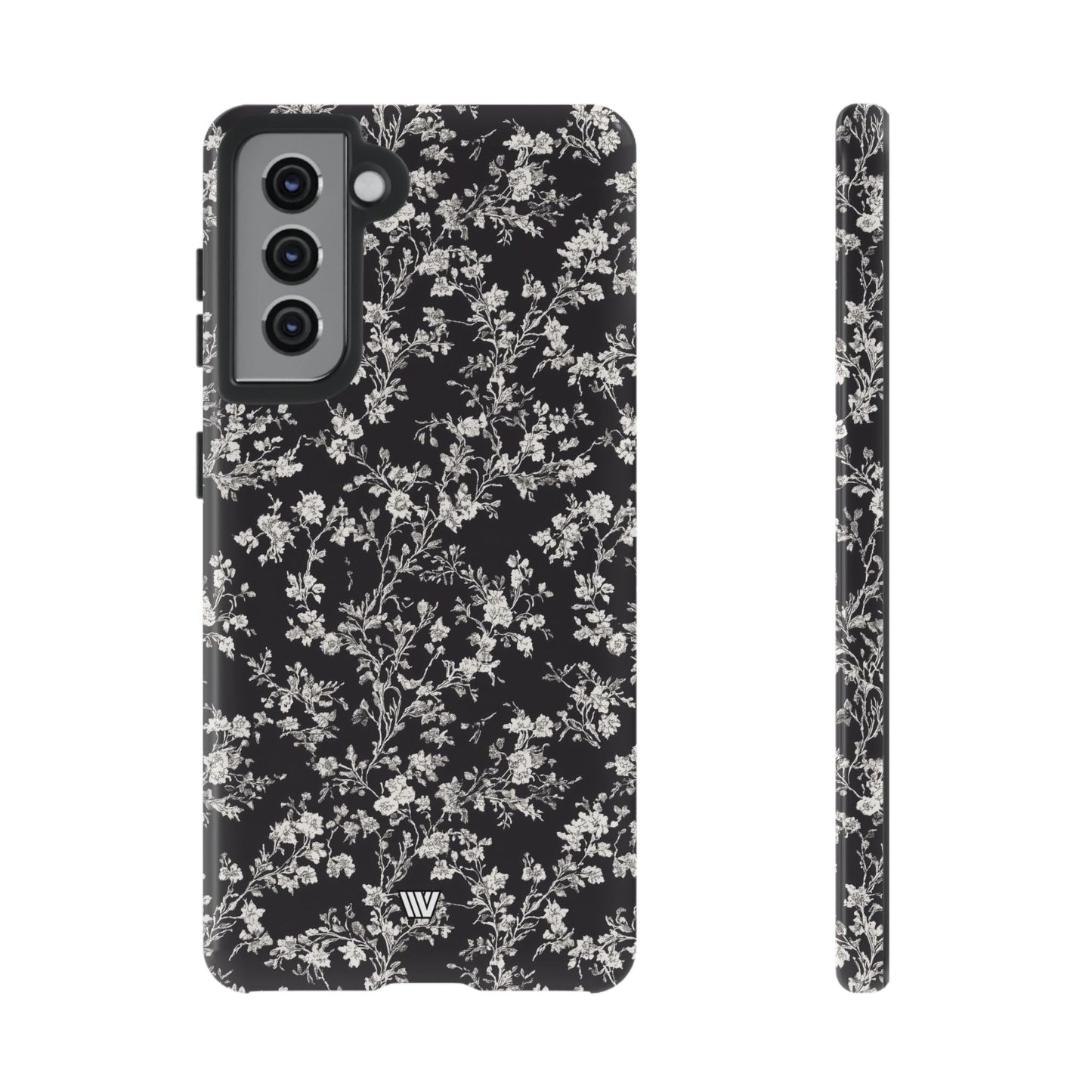 Inked Petals | Tough Phone Case, view 2048 — Soul Flow Apparel