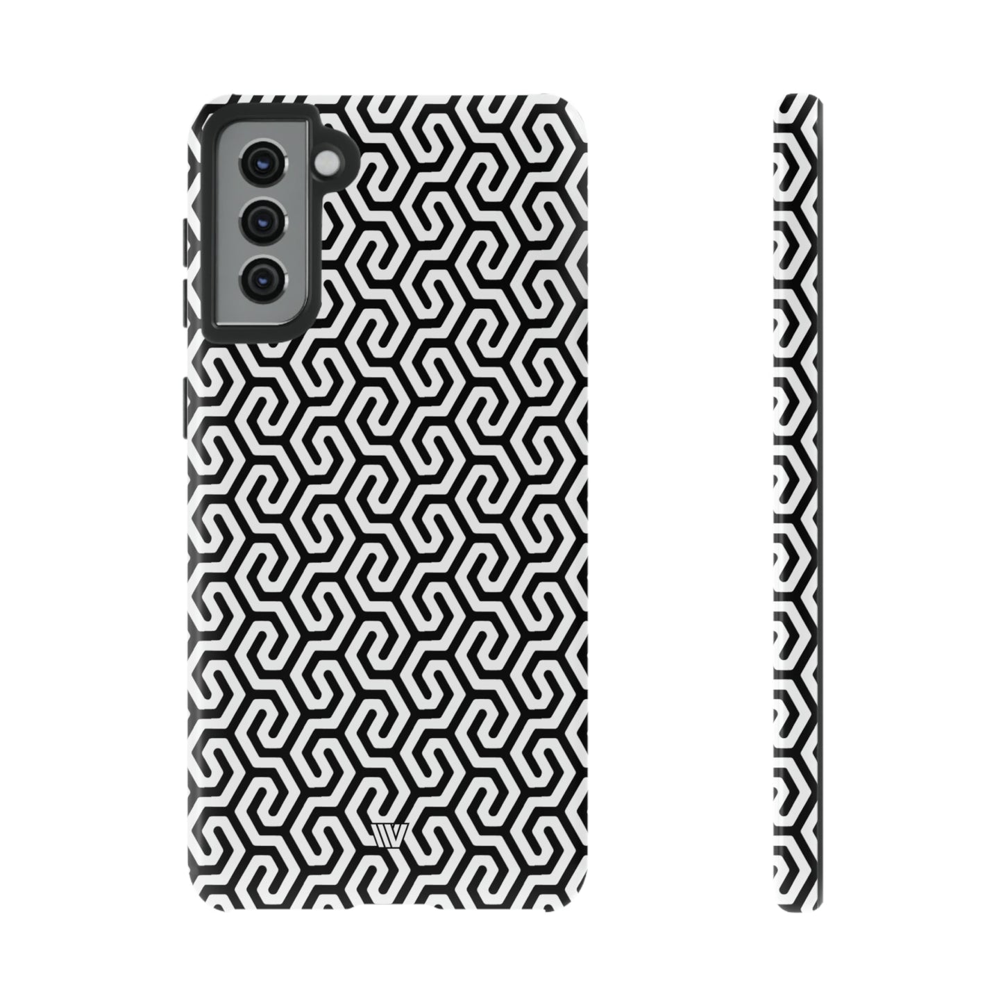 Twisted Grid | Tough Phone Case, view 2048 — Soul Flow Apparel