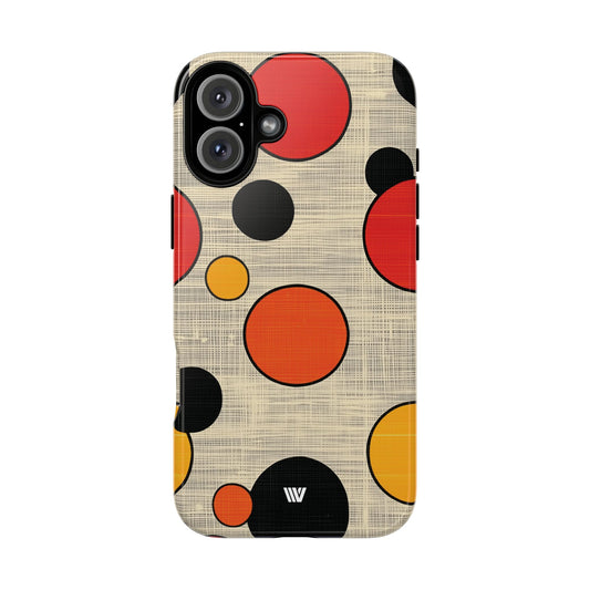 Mid-Century Dots | Tough Phone Case, view 2048 — Soul Flow Apparel