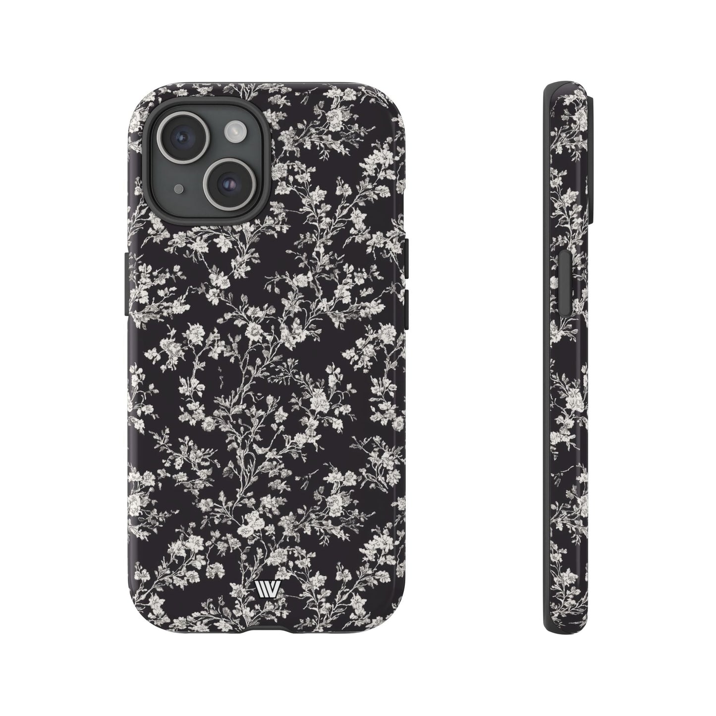 Inked Petals | Tough Phone Case, view 2048 — Soul Flow Apparel
