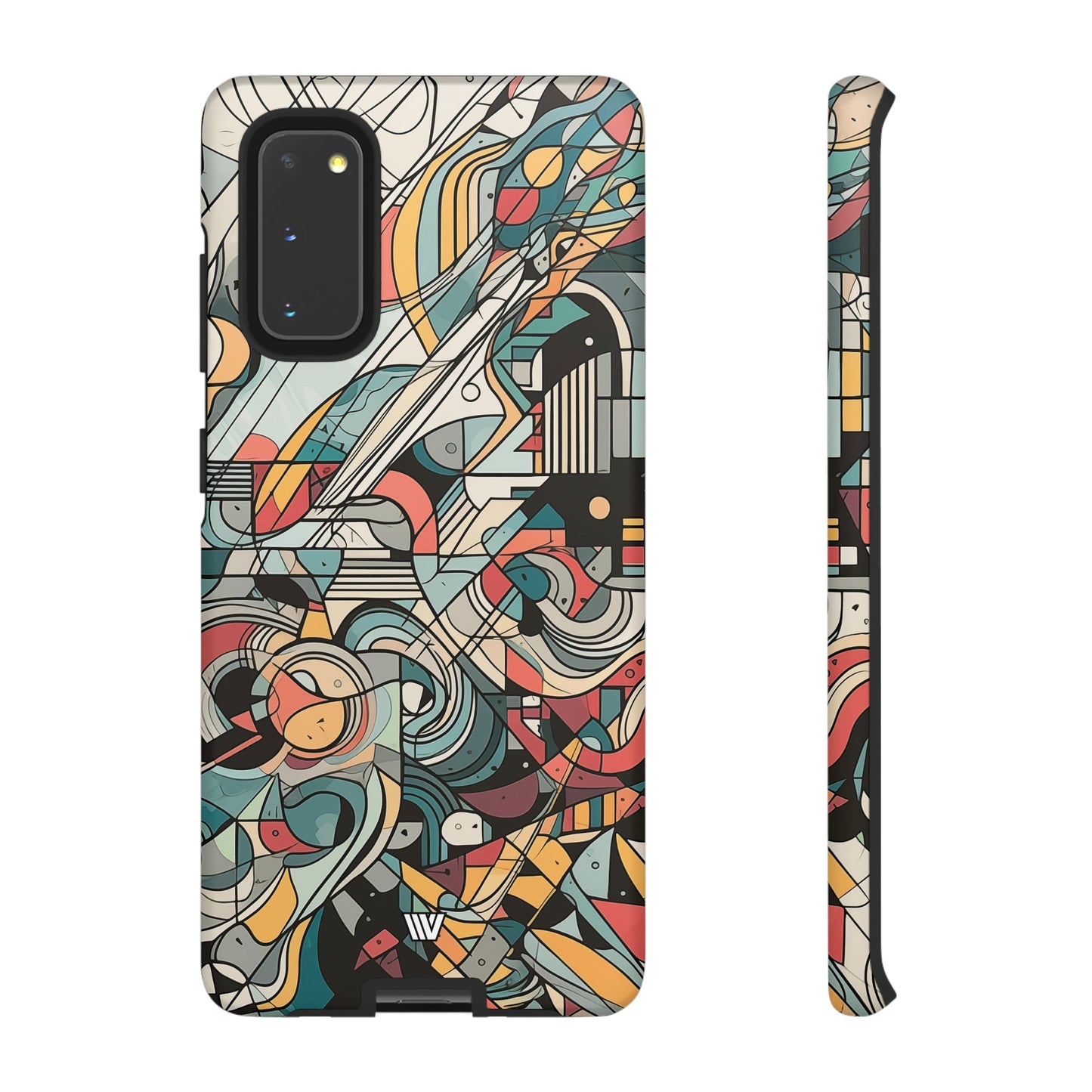 Abstract Doodle #2 | Tough Phone Case, view 2048 — Soul Flow Apparel