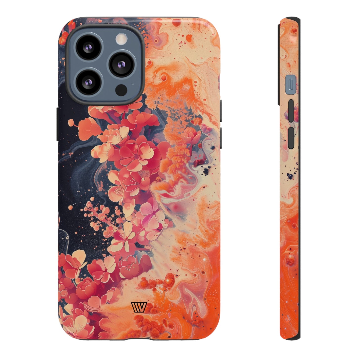 Wave of Flowers | Tough Phone Case, view 2048 — Soul Flow Apparel