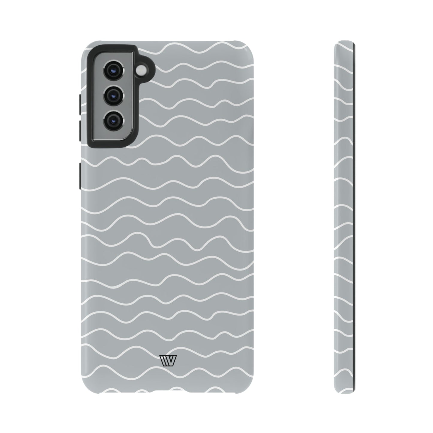Gray Waves | Tough Phone Case, view 2048 — Soul Flow Apparel