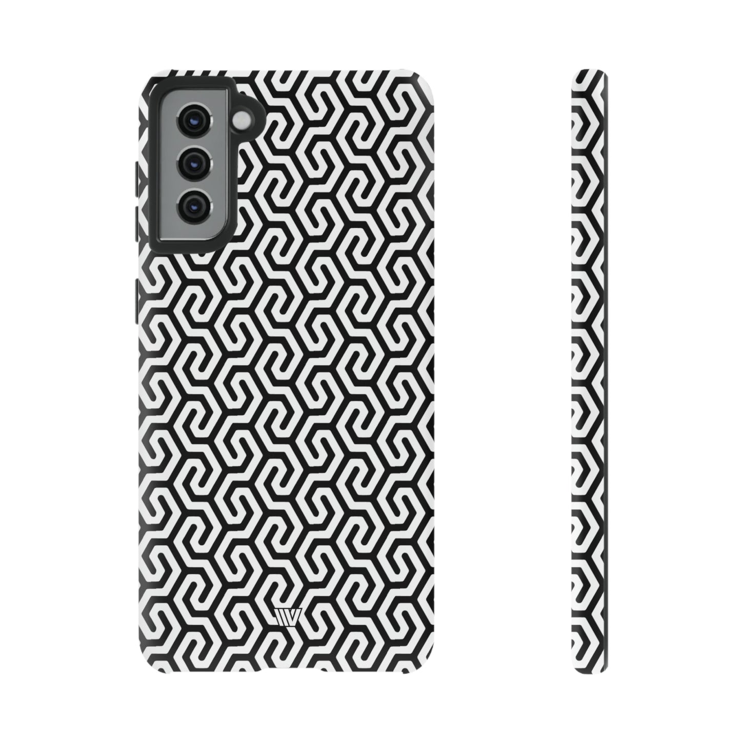 Twisted Grid | Tough Phone Case, view 2048 — Soul Flow Apparel